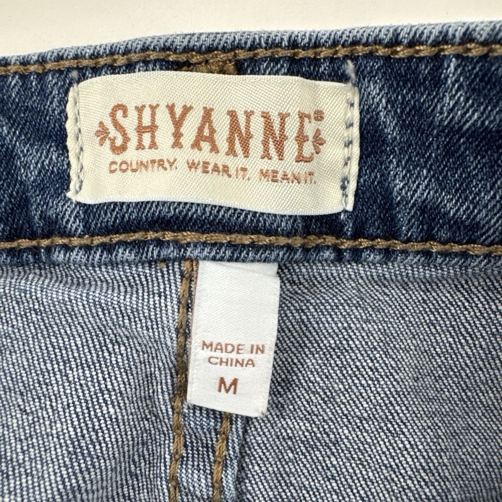Shyanne Denim Skirt Womens M Blue Western Mini Stretch Jean‎ Skirt - Picture 8 of 10